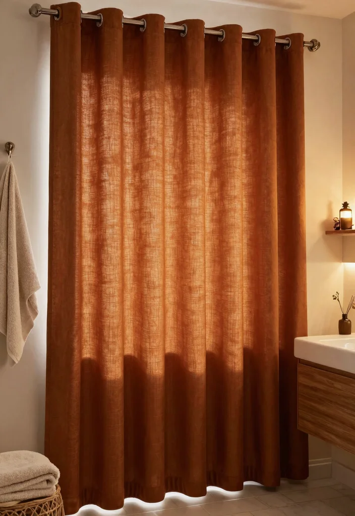 12 Bathroom Window Curtain Ideas for Light and Privacy - 9. Thermal Insulated Curtains 1
