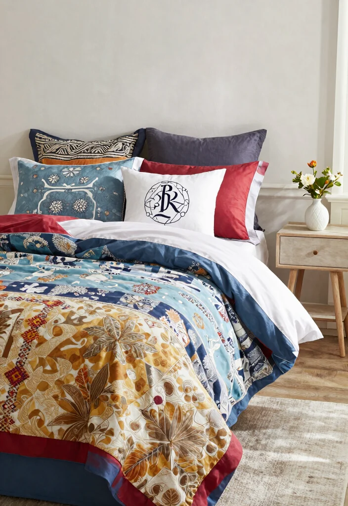 12 Bedroom Bed Ideas for Better Comfort and Design - 11. Personalized Bedding 1