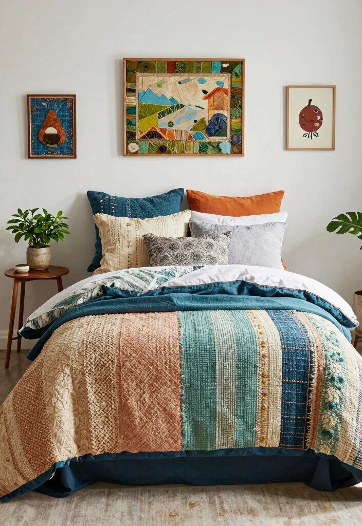 12 Bedroom Bed Ideas for Better Comfort and Design - 12. Recycled Material Bedding 1