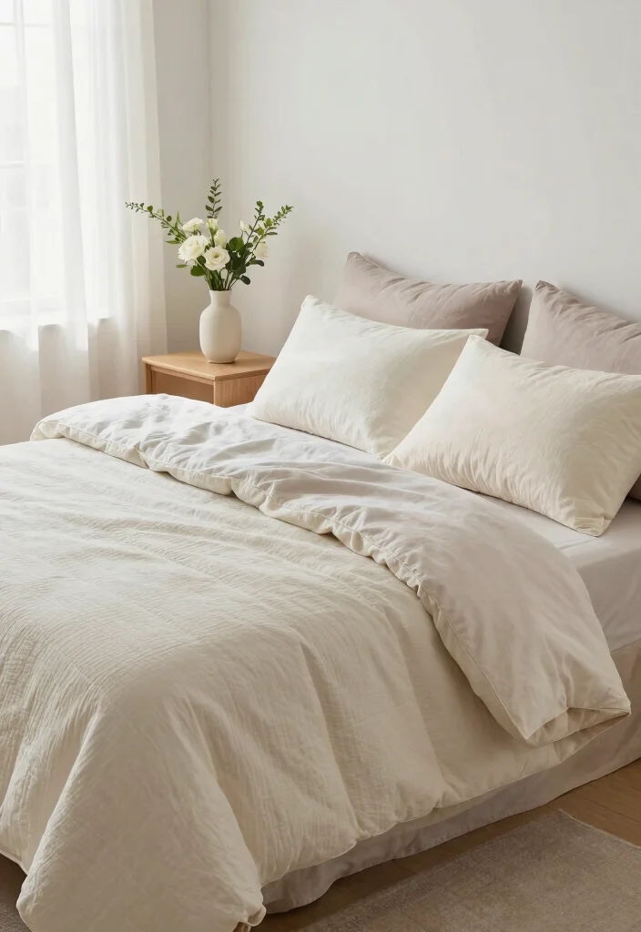 12 Bedroom Bed Ideas for Better Comfort and Design - 2. Organic Cotton Bedding 1