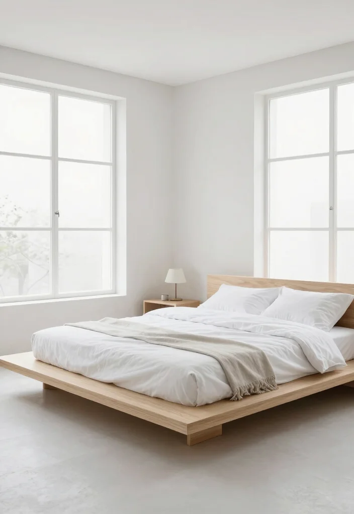 12 Bedroom Bed Ideas for Better Comfort and Design - 8. Minimalist Platform Beds 1