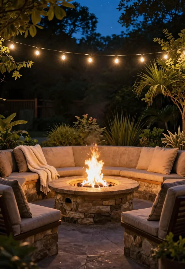 12 Budget Backyard Ideas for Affordable Outdoor Upgrades - 12. Cozy Fire Pit Corner 1