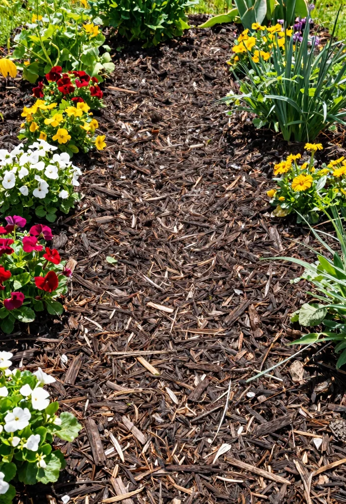 12 Budget Friendly Yard Ideas for a Simple Beautiful Upgrade - 8. Use Mulch for a Neat Look 1