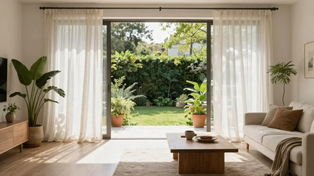 12 Curtain Ideas for Sliding Doors That Blend Seamlessly