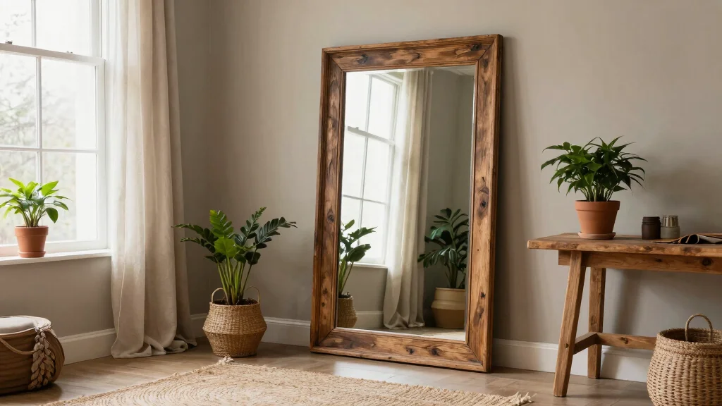 12 Decorative Cover Ideas for Big Mirrors That Blend Seamlessly