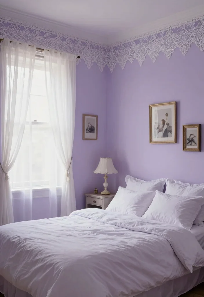 12 Decorative Trim Ideas That Add Depth and Character to Walls 111 12 Decorative Trim Ideas That Add Depth and Character to Walls - 11. Vintage Lace Trim: Soft Touches 1