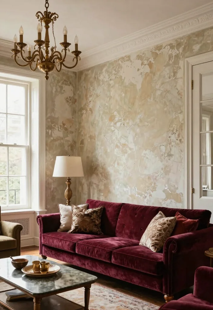 12 Decorative Trim Ideas That Add Depth and Character to Walls 122 12 Decorative Trim Ideas That Add Depth and Character to Walls - 12. Faux Finishes: Artistic Flair 1