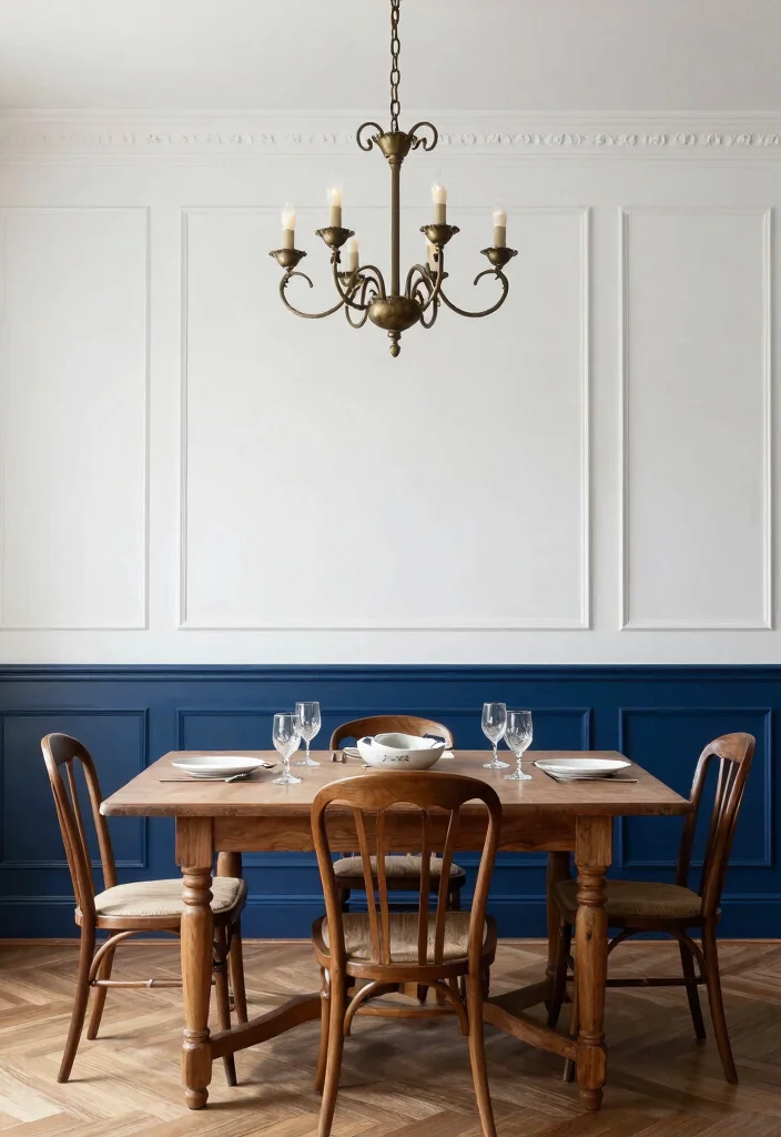 12 Decorative Trim Ideas That Add Depth and Character to Walls 12 12 Decorative Trim Ideas That Add Depth and Character to Walls - 2. Wainscoting: A Touch of Class 1