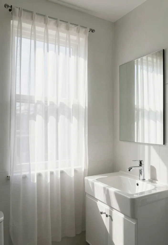12 Half Bathroom Ideas for Stylish Compact Makeovers - 10. Utilize Natural Light 1