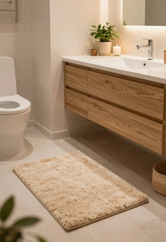 12 Half Bathroom Ideas for Stylish Compact Makeovers - 7. Create a Spa-Like Atmosphere 1