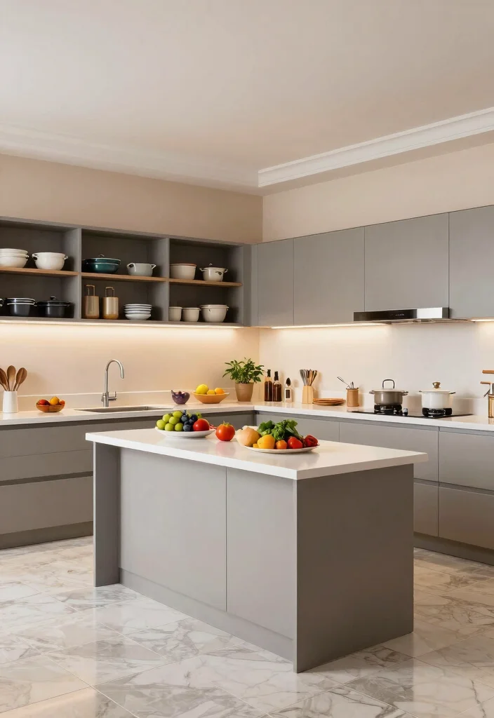 12 Ideas for Kitchen Layouts That Improve Daily Function 12 12 Ideas for Kitchen Layouts That Improve Daily Function - 2. U-Shaped Kitchen for Ample Storage 1