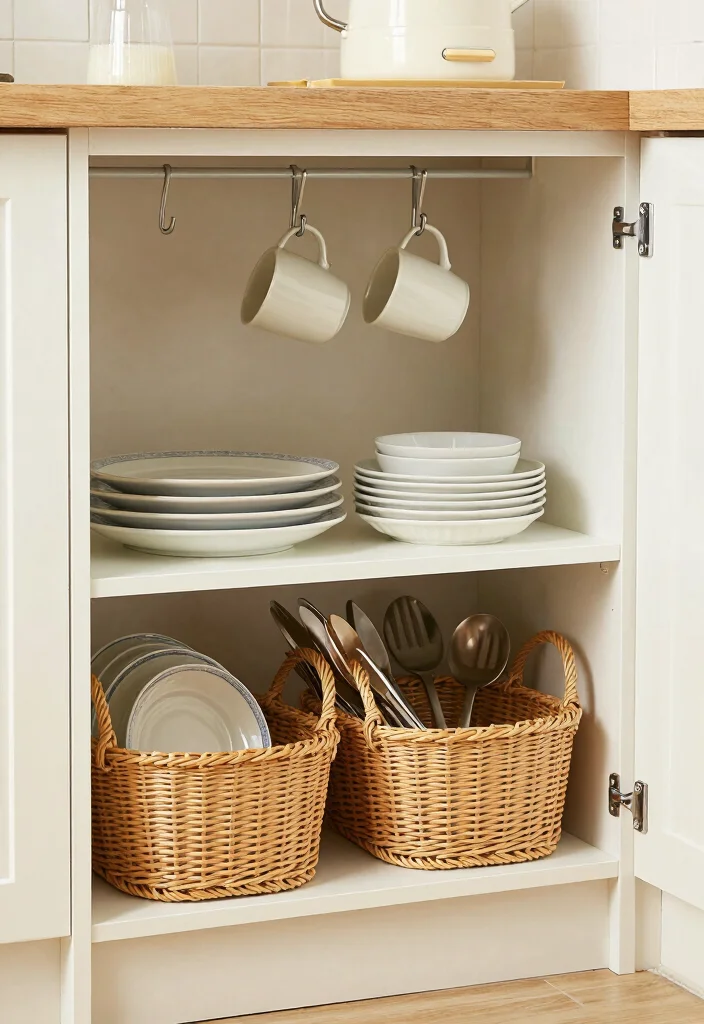 12 Kitchen Shelving Ideas for Smarter Everyday Storage 100 12 Kitchen Shelving Ideas for Smarter Everyday Storage - 10. Under-Shelf Storage for Hidden Efficiency 1