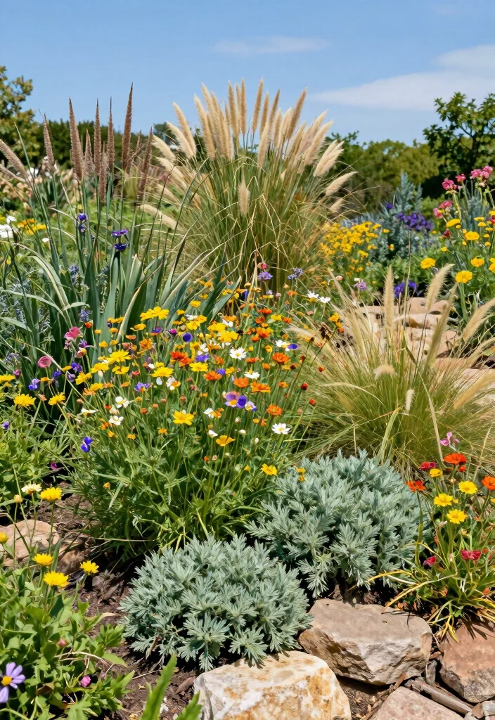 12 Low Maintenance Front Yard Ideas for Stress Free Landscaping 1 12 Low Maintenance Front Yard Ideas for Stress Free Landscaping - 1. Native Plant Garden Beds 1