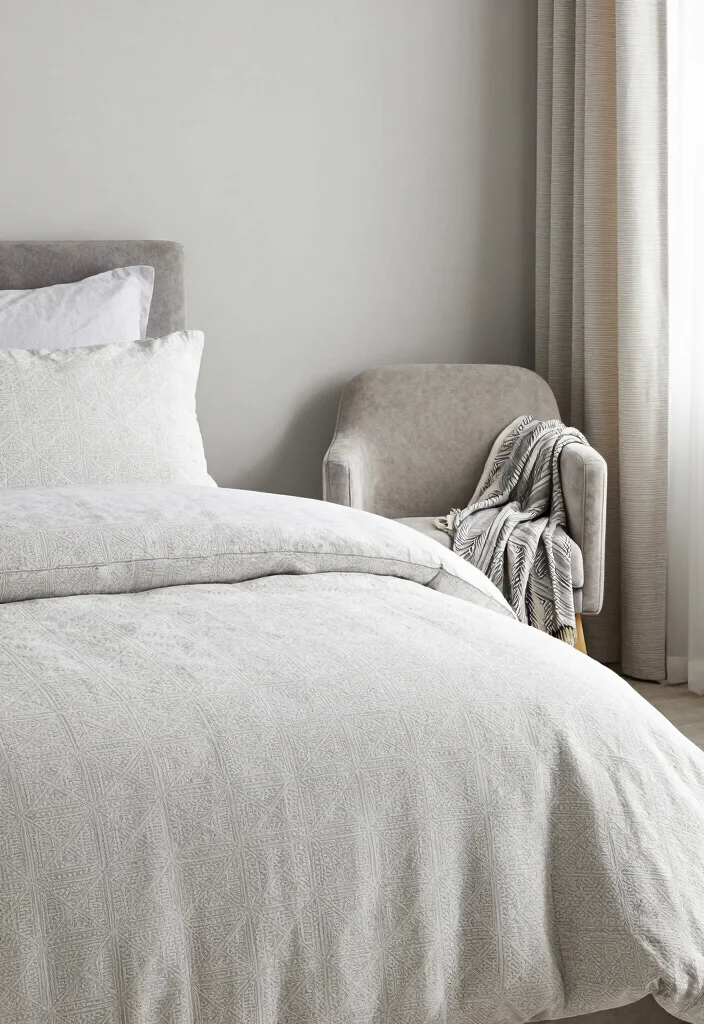 12 Mens Bedroom Ideas for a Clean Modern Look - 11. Subtle Patterns 1