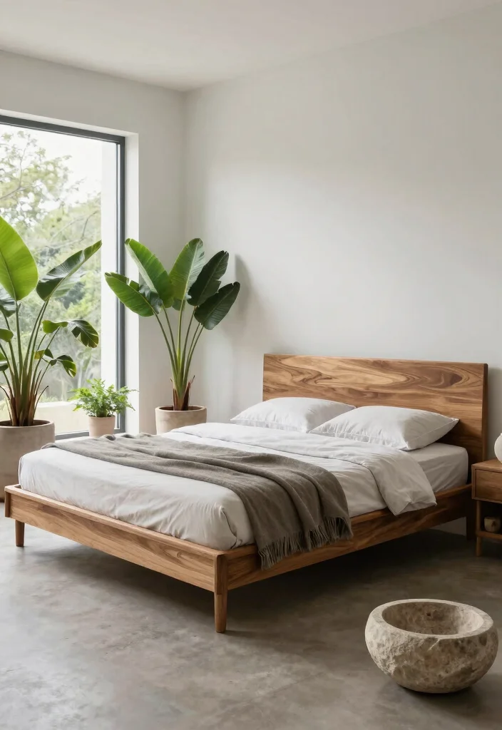 12 Mens Bedroom Ideas for a Clean Modern Look - 9. Natural Elements 1