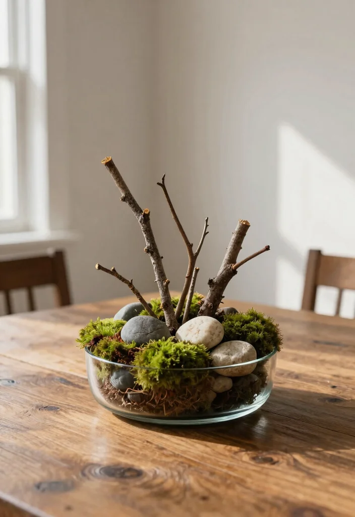 12 Modern Centerpiece Ideas to Elevate Your Dining Table Style 122 12 Modern Centerpiece Ideas to Elevate Your Dining Table Style - 12. Nature-Inspired Centerpiece 1