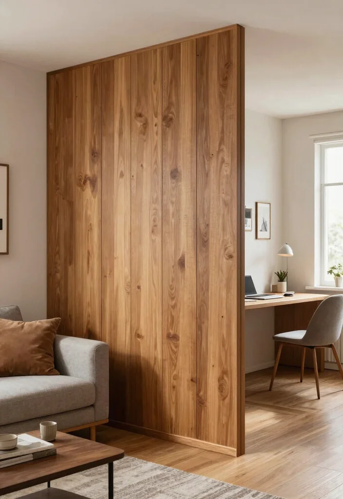 12 Open Concept Room Partition Ideas for Flexible Home Layouts 67 12 Open Concept Room Partition Ideas for Flexible Home Layouts - 7. Faux Walls 1