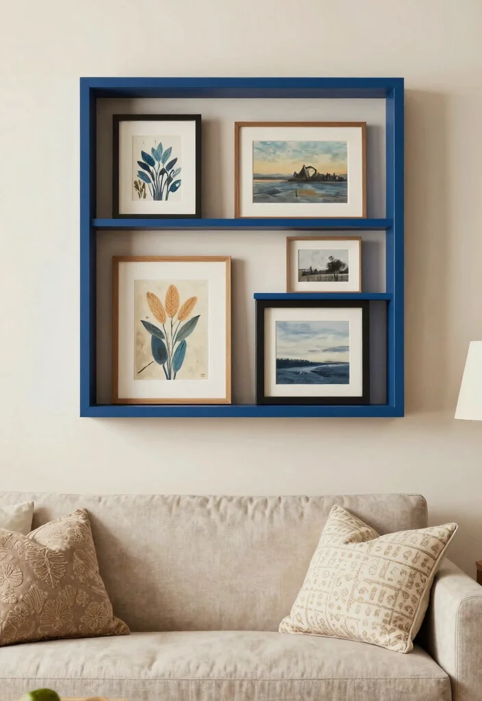 12 Picture Frame Molding Ideas for Elegant Polished Walls 111 12 Picture Frame Molding Ideas for Elegant Polished Walls - 11. Shadow Box Molding for Artistic Flair 1