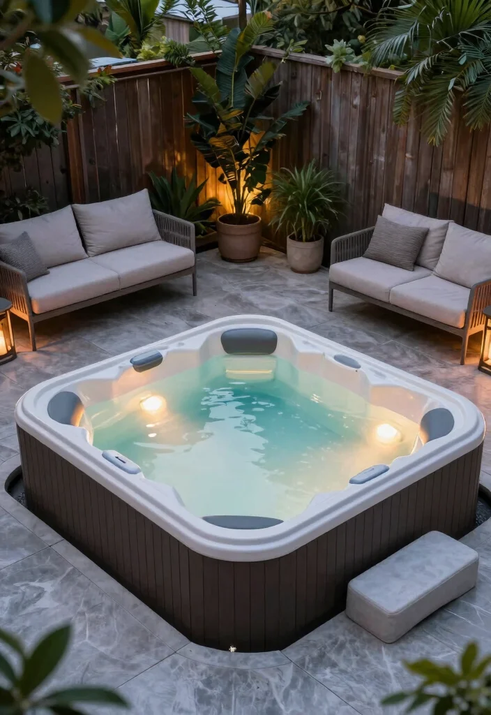 12 Small Backyard Pool Ideas for Compact Refreshing Spots 78 12 Small Backyard Pool Ideas for Compact Refreshing Spots - 8. Swim Spa 1
