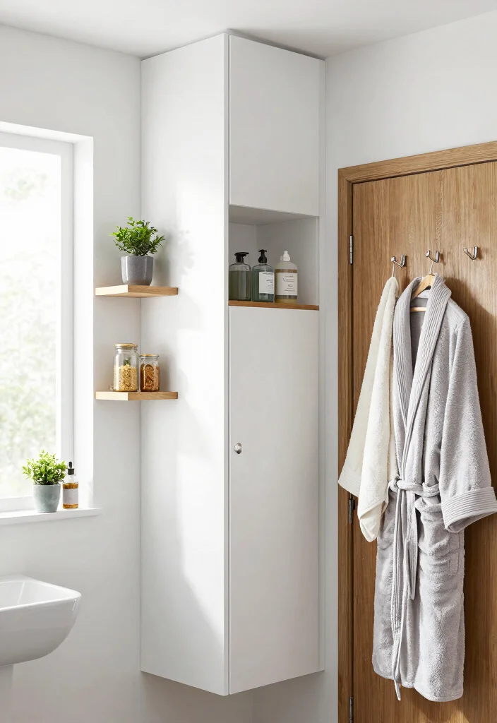 12 Small Bathroom Design Ideas to Maximize Limited Space 1 12 Small Bathroom Design Ideas to Maximize Limited Space - 1. Vertical Storage Solutions 1
