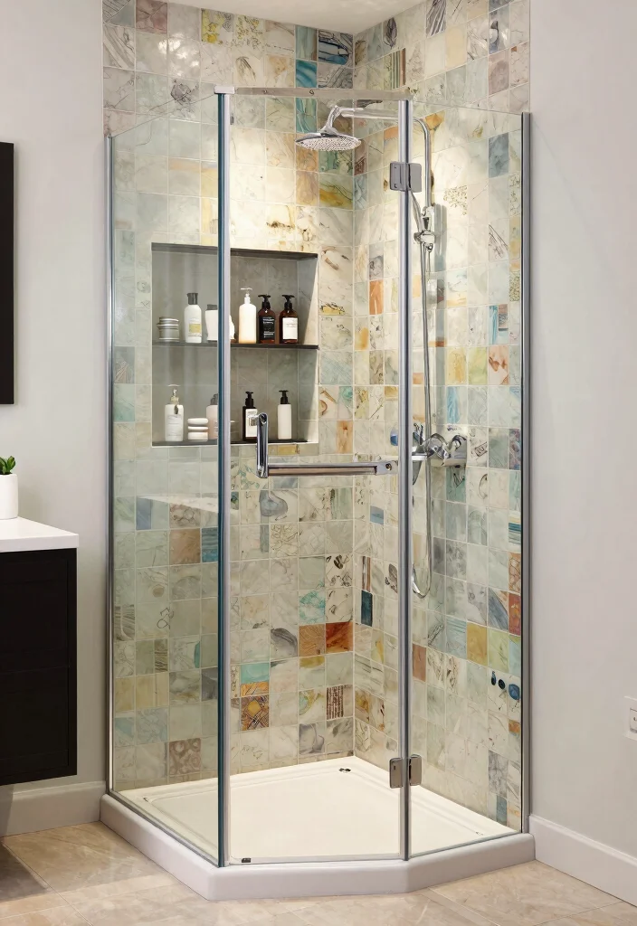 12 Small Bathroom Design Ideas to Maximize Limited Space 78 12 Small Bathroom Design Ideas to Maximize Limited Space - 8. Stylish Shower Solutions 1