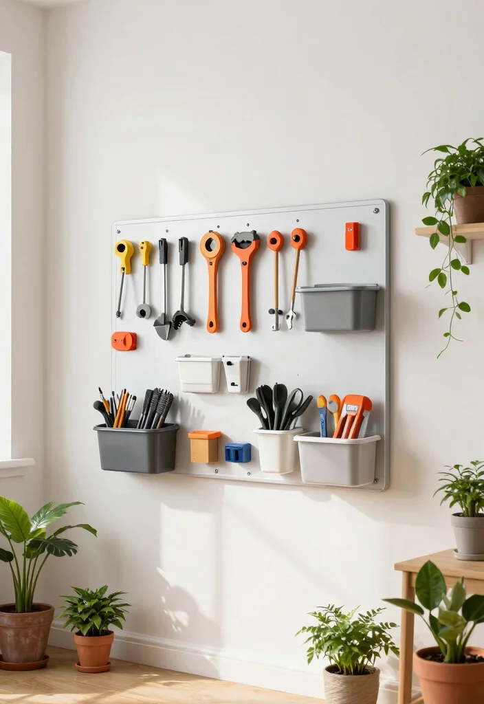 12 Small Utility Room Organization Ideas to Maximize Every Inch 78 12 Small Utility Room Organization Ideas to Maximize Every Inch - 8. Customize with Magnetic Strips 1