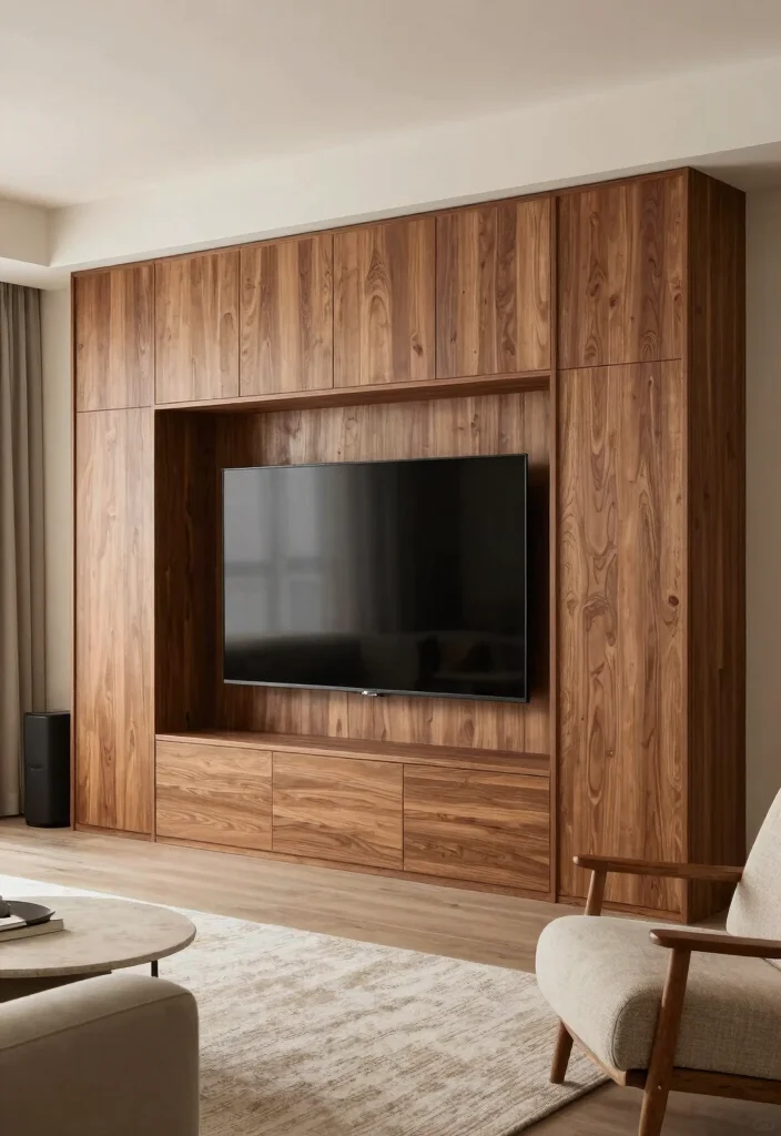 12 Stylish TV Disguise Ideas That Blend Perfectly into Your Decor - 8. Hidden TV Lift Cabinet 1