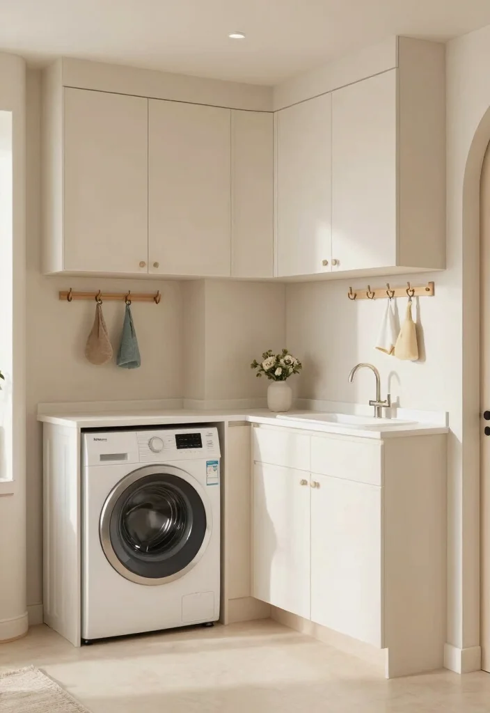 12 Utility Room Layout Ideas for Better Flow and Function - 2. L-Shaped Layout for Corner Spaces 1