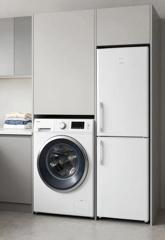 12 Utility Room Layout Ideas for Better Flow and Function - 6. Dual-Function Appliances 1