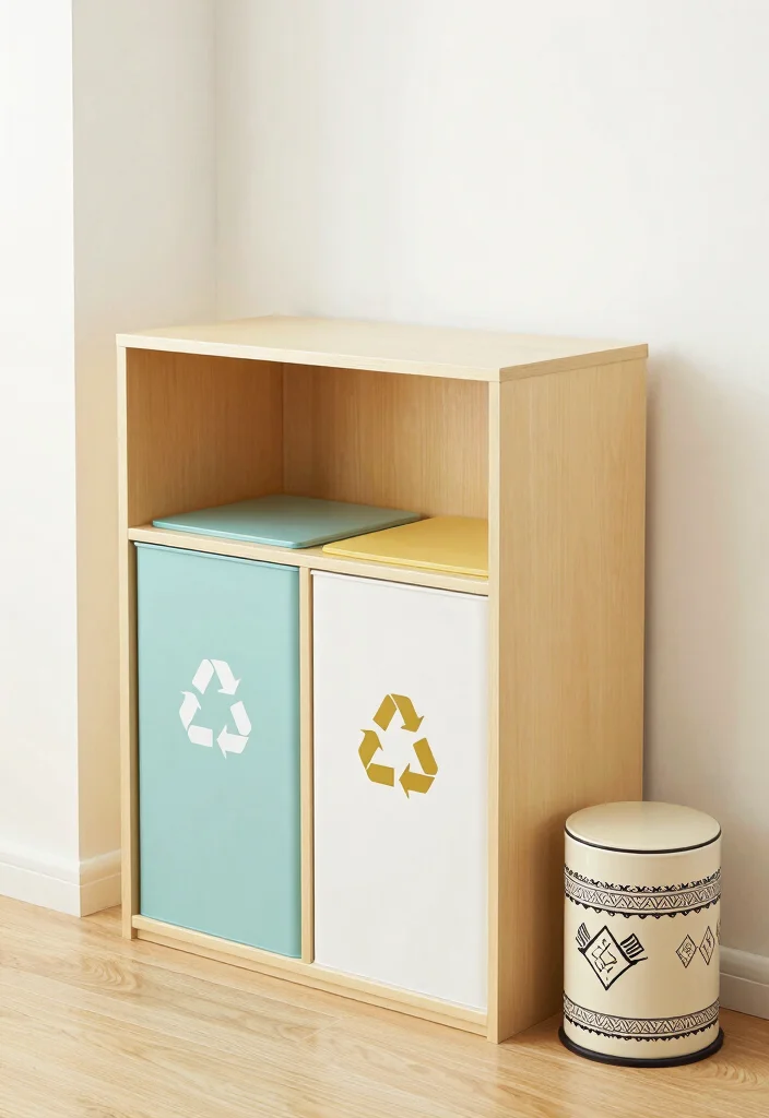 12 Utility Room Storage Solutions for a Neat Streamlined Space 111 12 Utility Room Storage Solutions for a Neat Streamlined Space - 11. A Well-Planned Trash and Recycling Station 1