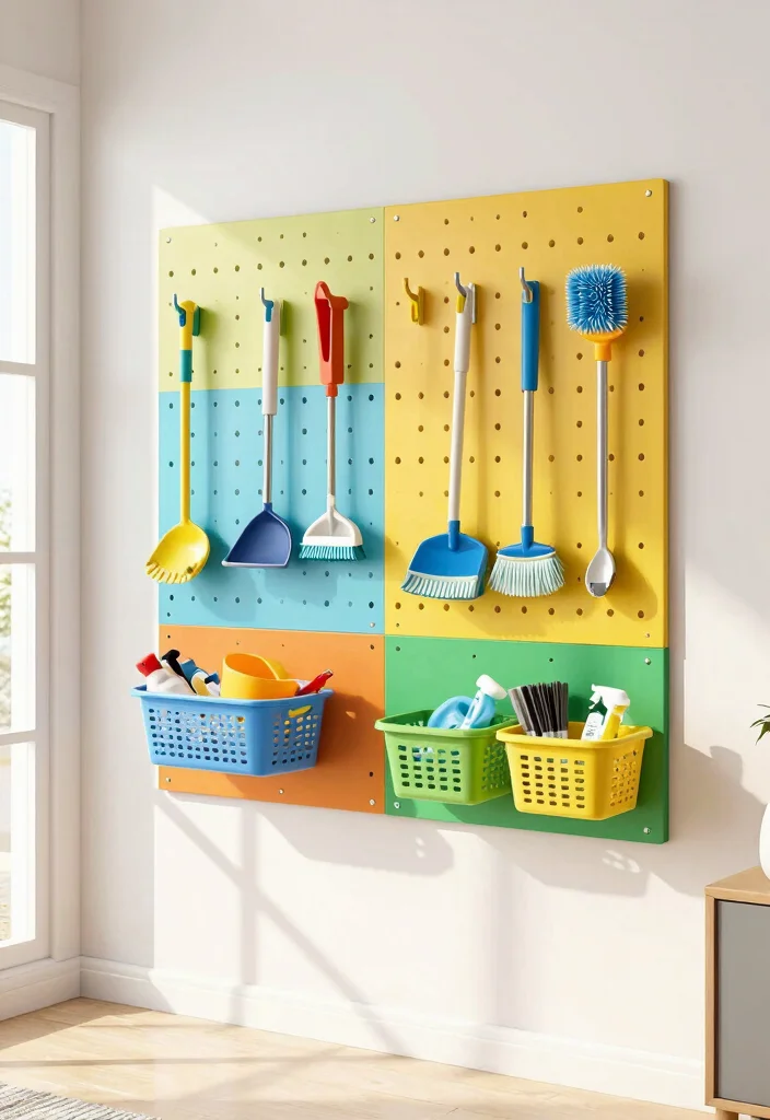12 Utility Room Storage Solutions for a Neat Streamlined Space 23 12 Utility Room Storage Solutions for a Neat Streamlined Space - 3. Hang Up Tools with Pegboards 1