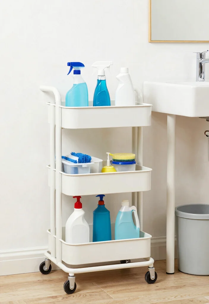 12 Utility Room Storage Solutions for a Neat Streamlined Space 45 12 Utility Room Storage Solutions for a Neat Streamlined Space - 5. Create a Cleaning Station 1