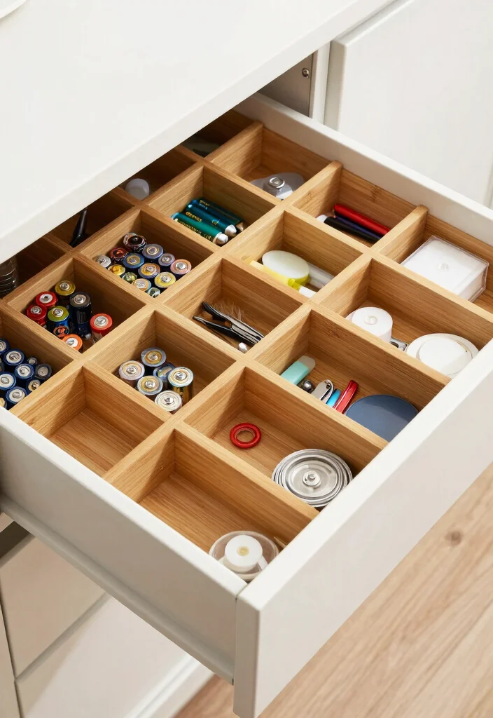 12 Utility Room Storage Solutions for a Neat Streamlined Space 56 12 Utility Room Storage Solutions for a Neat Streamlined Space - 6. Use Drawer Dividers 1