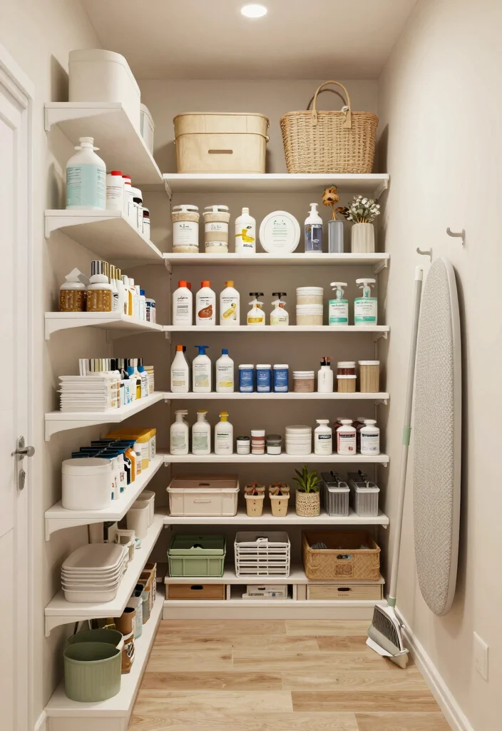 12 Utility Room Storage Solutions for a Neat Streamlined Space 78 12 Utility Room Storage Solutions for a Neat Streamlined Space - 8. Maximize Vertical Space 1