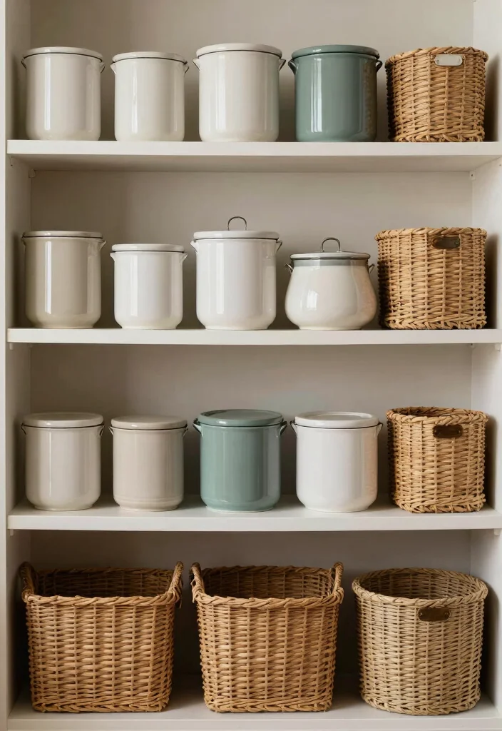 12 Utility Room Storage Solutions for a Neat Streamlined Space 89 12 Utility Room Storage Solutions for a Neat Streamlined Space - 9. Stylish Storage Containers 1