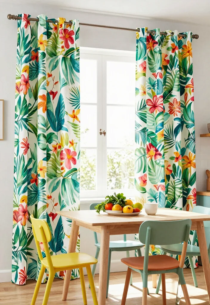 12 Window and Curtain Ideas for Balanced Bright Interiors - 5. Botanical Prints to Liven Up Your Space 1