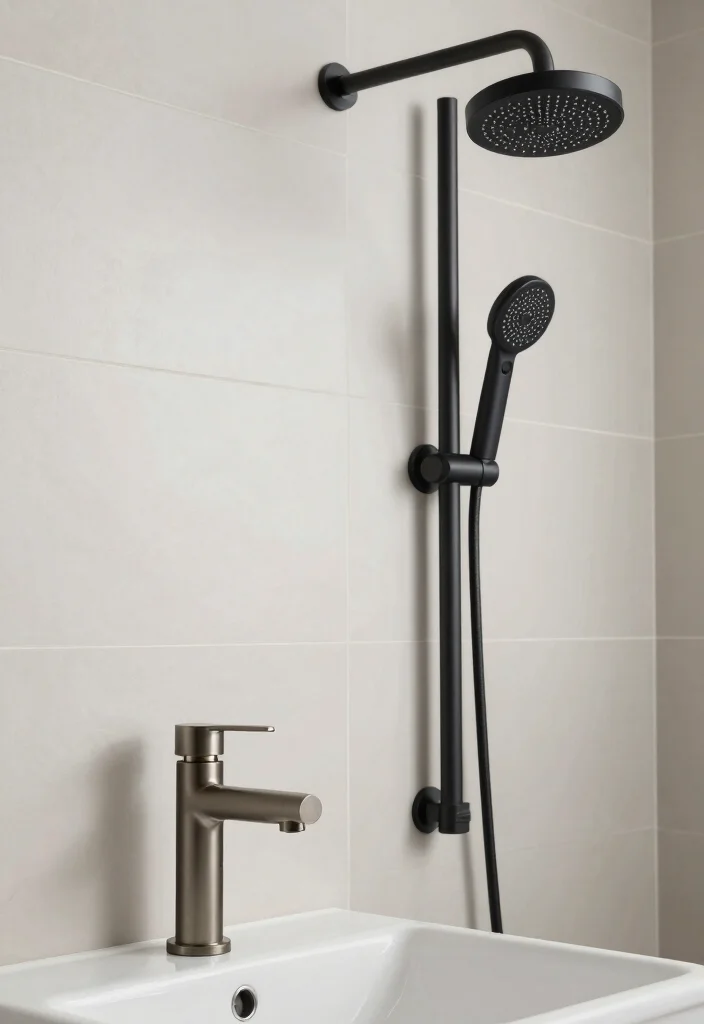 14 Bathroom Decor Ideas to Refresh Your Space Effortlessly - 10. Modern Fixtures 1