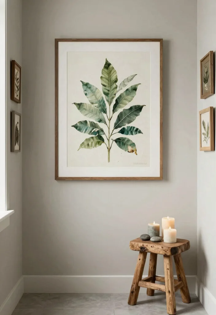 14 Bathroom Decor Ideas to Refresh Your Space Effortlessly - 4. Sustainable Art and Decor 1