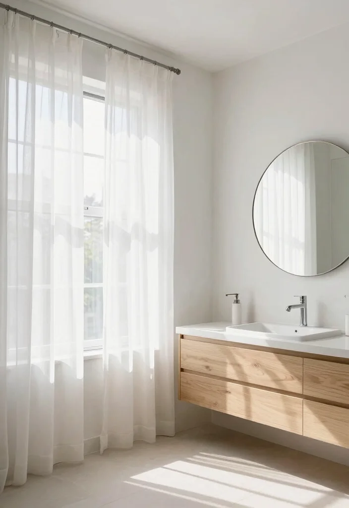 14 Bathroom Decor Ideas to Refresh Your Space Effortlessly - 7. Natural Lighting Enhancement 1