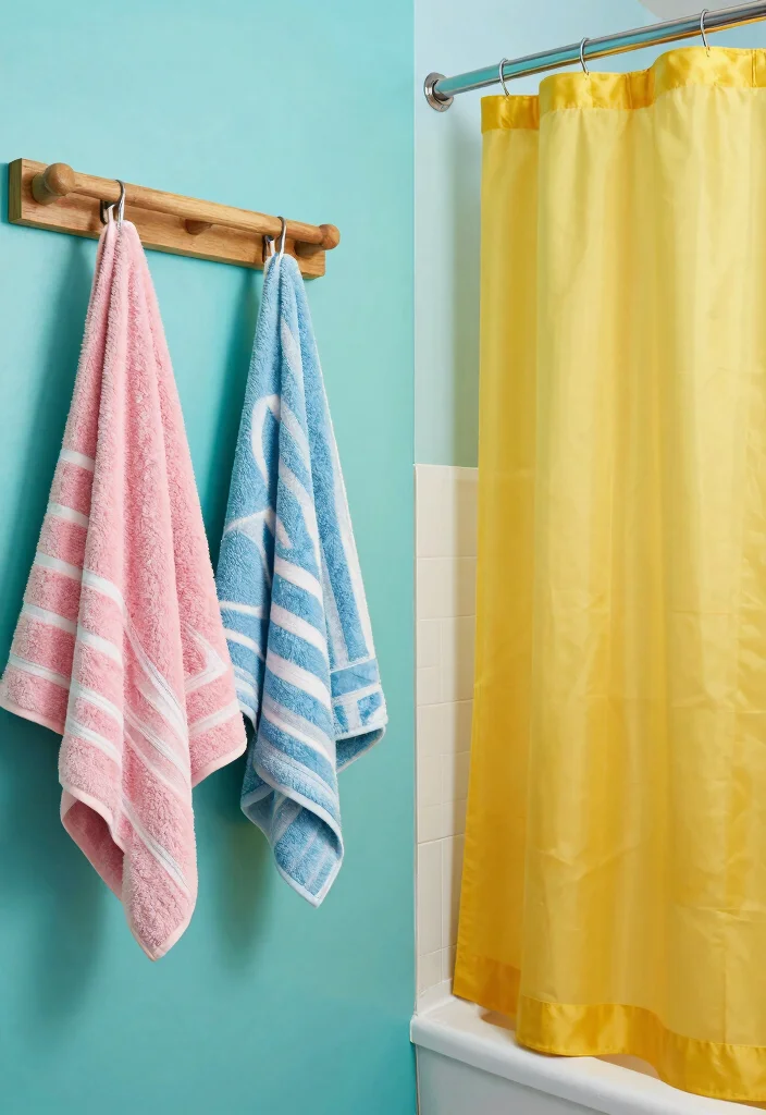 14 Bathroom Decor Ideas to Refresh Your Space Effortlessly - 8. Colorful Accents 1