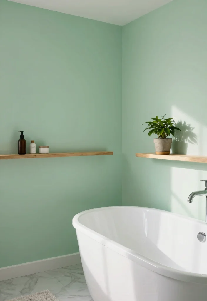 14 Bathroom Ideas for a Fresh Functional Everyday Space 45 14 Bathroom Ideas for a Fresh Functional Everyday Space - 5. Eco-Friendly Paint Options 1