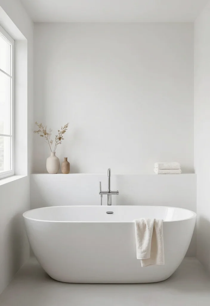 14 Bathroom Ideas for a Fresh Functional Everyday Space 67 14 Bathroom Ideas for a Fresh Functional Everyday Space - 7. Minimalist Decor 1