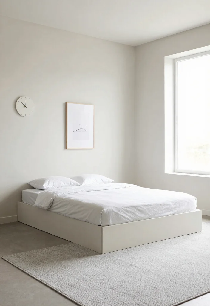 14 Bedroom Decor Ideas to Create a Calm Personal Retreat 23 14 Bedroom Decor Ideas to Create a Calm Personal Retreat - 3. Create a Minimalist Space 1