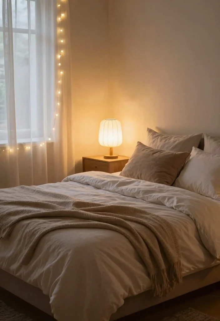 14 Bedroom Decor Ideas to Create a Calm Personal Retreat 45 14 Bedroom Decor Ideas to Create a Calm Personal Retreat - 5. Soft Lighting for a Relaxing Ambiance 1