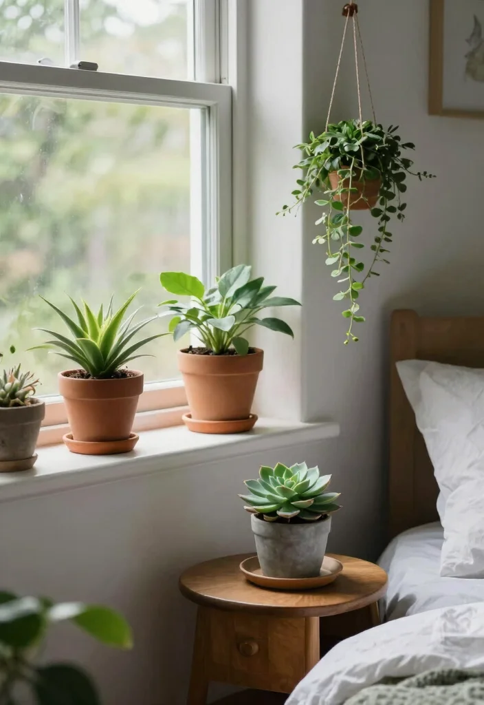 14 Cozy Bedroom Ideas for a Warm Restful Escape - 13. Incorporating Nature 1