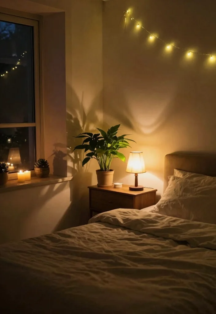 14 Cozy Bedroom Ideas for a Warm Restful Escape - 3. Ambient Lighting Ideas 1