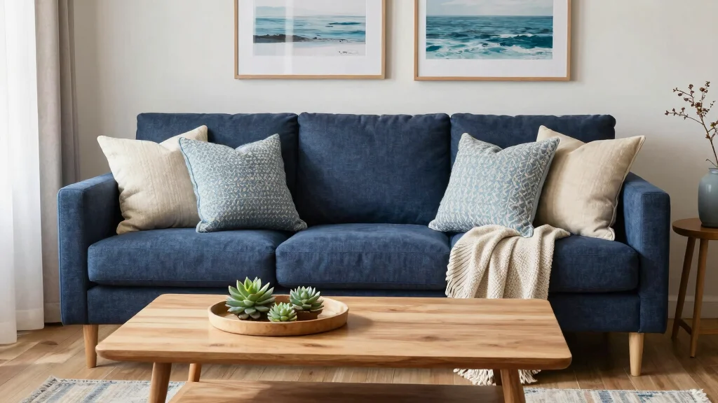 14 Dark Blue Couch Decor Ideas for a Polished Contemporary Vibe