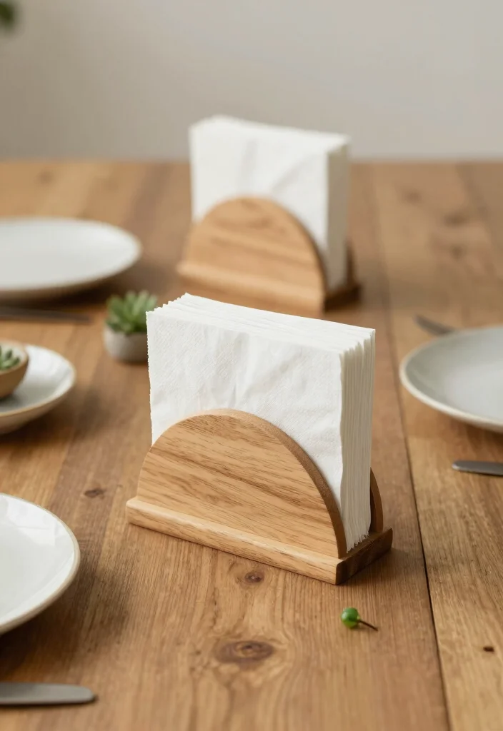 14 Dining Table Decor Ideas for a Beautiful Everyday Setup 111 14 Dining Table Decor Ideas for a Beautiful Everyday Setup - 11. Earthy Toned Napkin Holders 1