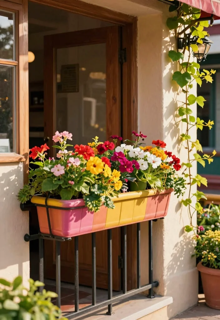 14 Easy Front Yard Makeover Ideas for Instant Curb Appeal 133 14 Easy Front Yard Makeover Ideas for Instant Curb Appeal - 13. Colorful Flower Boxes 1