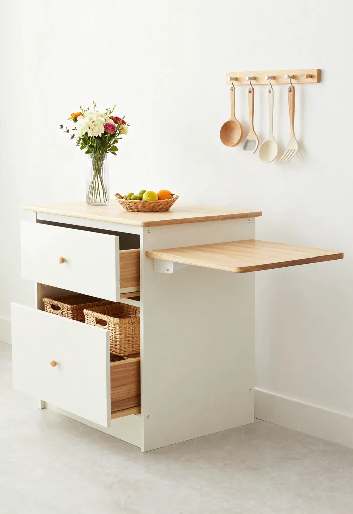 14 Kitchen Island Ideas for Extra Prep and Seating Space 23 14 Kitchen Island Ideas for Extra Prep and Seating Space - 3. Multi-Functional Island with Storage Solutions 1